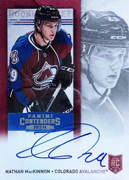 #256b Nathan MacKinnon - Colorado Avalanche - 2013-14 Panini Contenders Hockey