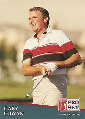 #257 Gary Cowan - 1991 Pro Set PGA Tour Golf