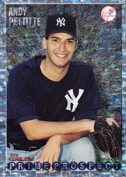 #257 Andy Pettitte - New York Yankees - 1995 Bowman Baseball