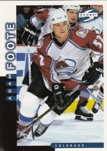 #257 Adam Foote - Colorado Avalanche - 1997-98 Score Hockey