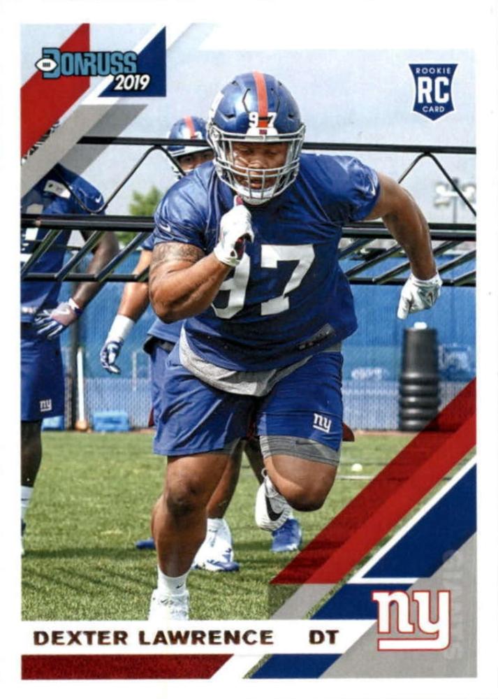 #257 Dexter Lawrence - New York Giants - 2019 Donruss Football