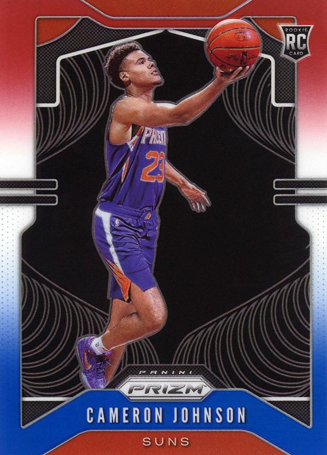 #257 Cameron Johnson - Phoenix Suns - 2019-20 Panini Prizm - Prizms Red White and Blue Basketball