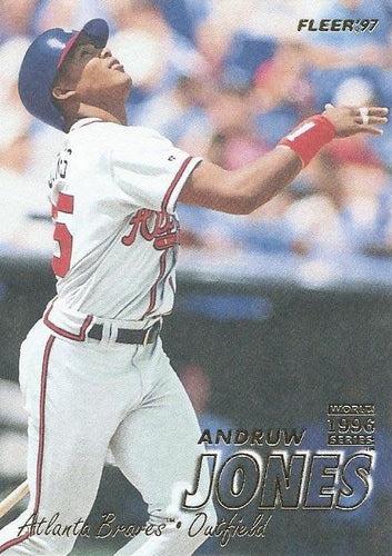 #257 Andruw Jones - Atlanta Braves - 1997 Fleer Baseball