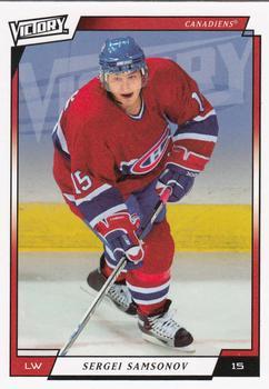 #257 Sergei Samsonov - Montreal Canadiens - 2006-07 Upper Deck Victory Update Hockey