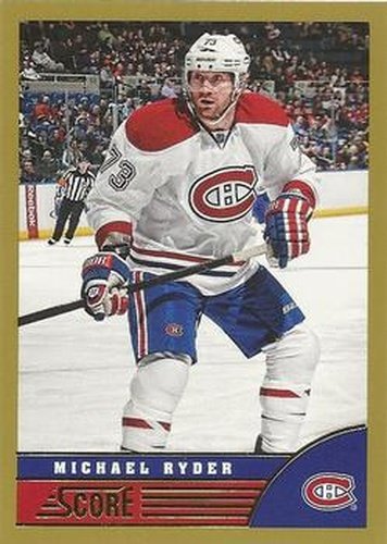 #257 Michael Ryder - Montreal Canadiens - 2013-14 Score - Gold Hockey