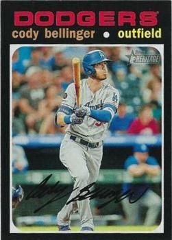 #257b Cody Bellinger - Los Angeles Dodgers - 2020 Topps Heritage Baseball