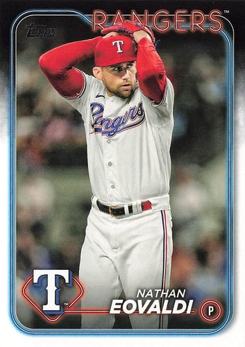 #258 Nathan Eovaldi - Texas Rangers - 2024 Topps Baseball
