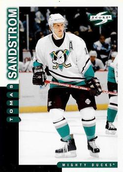 #258 Tomas Sandstrom - Anaheim Mighty Ducks - 1997-98 Score Hockey
