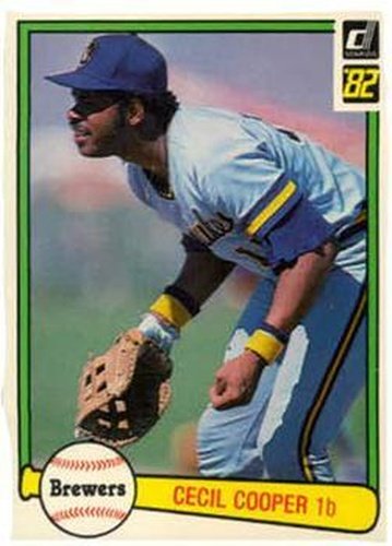 #258 Cecil Cooper - Milwaukee Brewers - 1982 Donruss Baseball