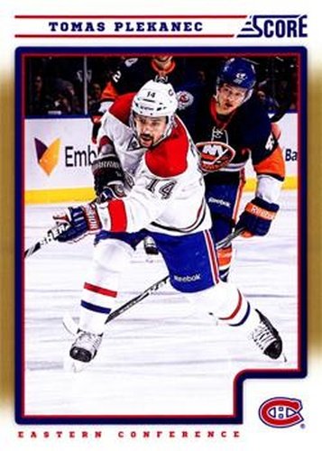 #258 Tomas Plekanec - Montreal Canadiens - 2012-13 Score - Gold Rush Hockey