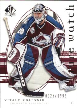 #258 Vitaly Kolesnik - Colorado Avalanche - 2005-06 SP Authentic Hockey