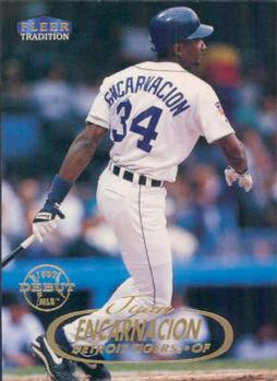 #258 Juan Encarnacion - Detroit Tigers - 1998 Fleer Tradition Baseball