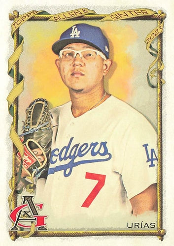 #258 Julio Urías - Los Angeles Dodgers - 2023 Topps Allen & Ginter Baseball