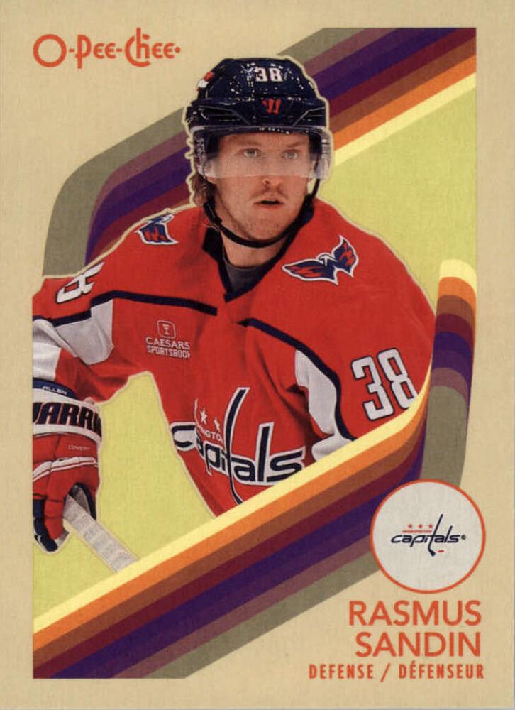 #258 Rasmus Sandin - Washington Capitals - 2023-24 O-Pee-Chee - Retro Hockey