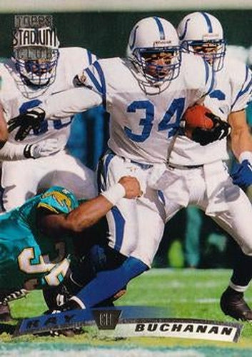 #258 Ray Buchanan - Indianapolis Colts - 1996 Stadium Club Football