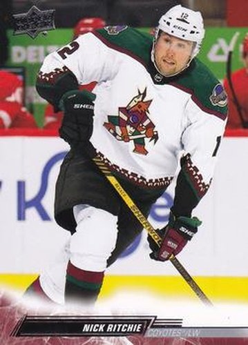 #259 Nick Ritchie - Arizona Coyotes - 2022-23 Upper Deck Hockey