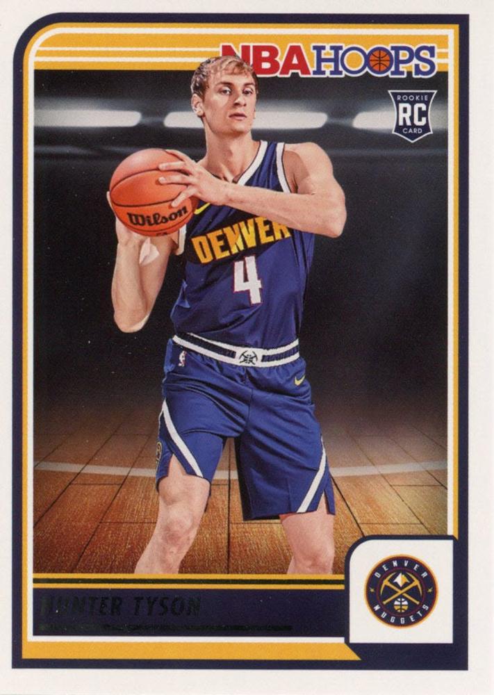 #259 Hunter Tyson - Denver Nuggets - 2023-24 Hoops Basketball