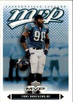 #259 Tony Brackens - Jacksonville Jaguars - 2003 Upper Deck MVP Football