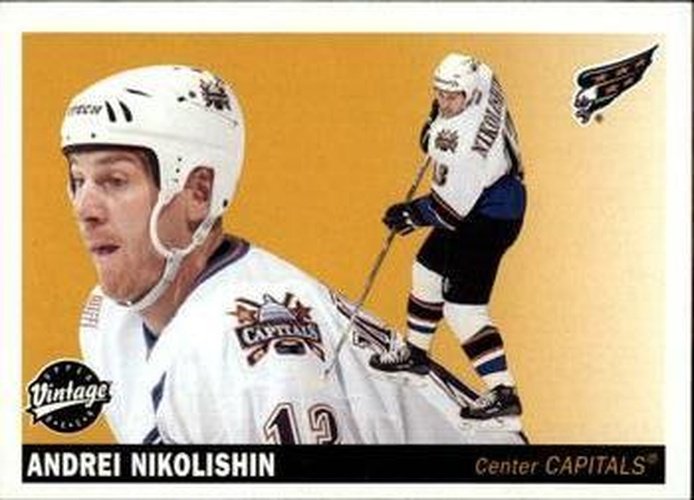 #259 Andrei Nikolishin - Washington Capitals - 2002-03 Upper Deck Vintage Hockey