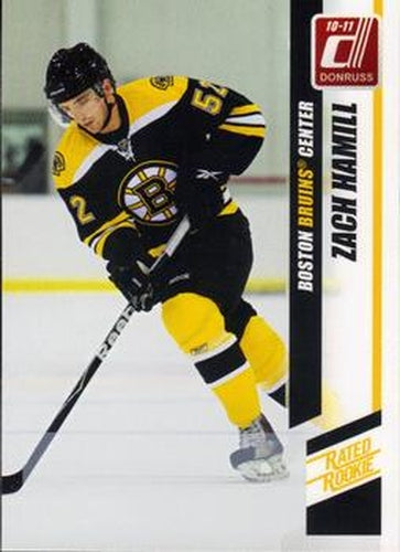 #259a Zach Hamill - Boston Bruins - 2010-11 Donruss Hockey