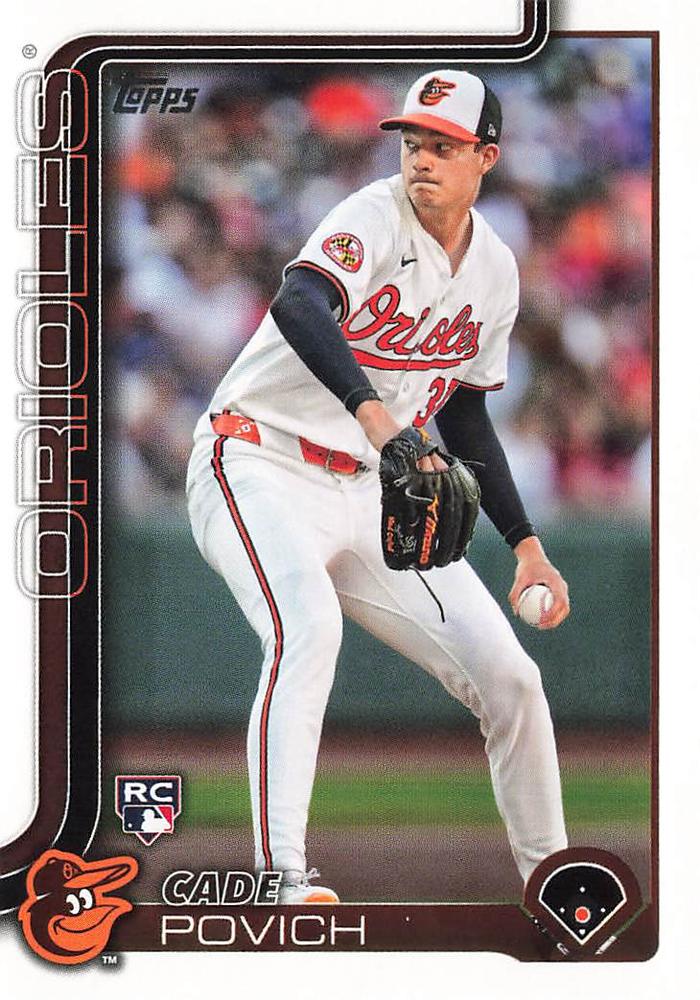 #25 Cade Povich - Baltimore Orioles - 2025 Topps Baseball