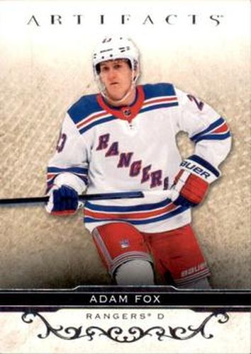 #25 Adam Fox - New York Rangers - 2021-22 Upper Deck Artifacts Hockey