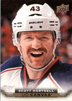 #C25 Scott Hartnell - Columbus Blue Jackets - 2015-16 Upper Deck - UD Canvas Hockey