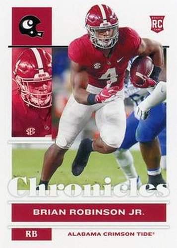 #25 Brian Robinson Jr. - Alabama Crimson Tide - 2022 Panini Chronicles Draft Picks Football