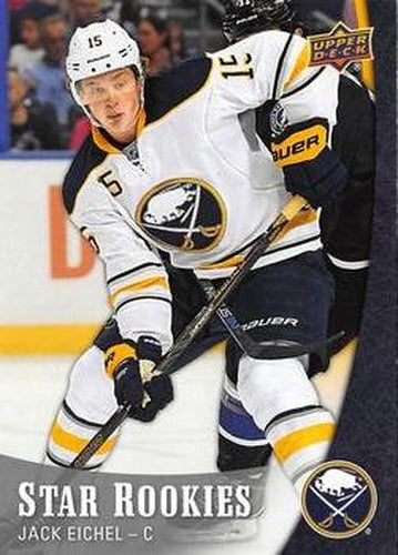 #25 Jack Eichel - Buffalo Sabres - 2015-16 Upper Deck Star Rookies Hockey