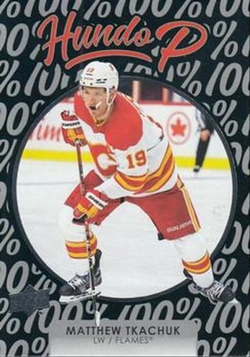 #HP-25 Matthew Tkachuk - Calgary Flames - 2021-22 Upper Deck - Hundo P Hockey