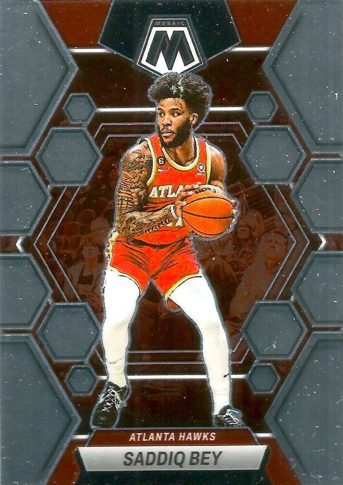 #25 Saddiq Bey - Atlanta Hawks - 2022-23 Panini Mosaic Basketball