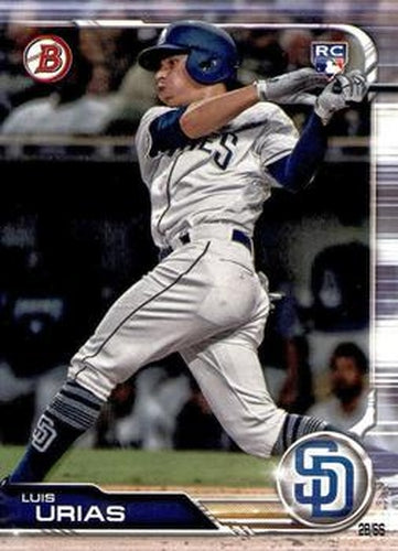 #25 Luis Urias - San Diego Padres - 2019 Bowman Baseball