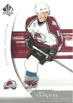 #25 Alex Tanguay - Colorado Avalanche - 2005-06 SP Authentic Hockey