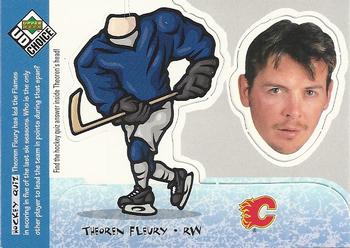 #BH25 Theoren Fleury - Calgary Flames - 1998-99 UD Choice - Bobbing Head Hockey