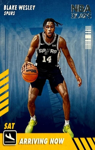 #25 Blake Wesley - San Antonio Spurs - 2022-23 Hoops - Arriving Now Basketball