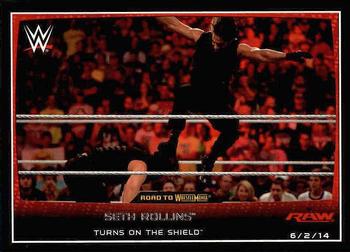 #25 Seth Rollins - 2015 Topps WWE Road to Wrestlemania Wrestling