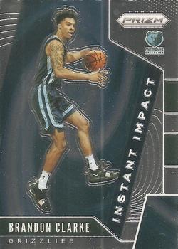 #25 Brandon Clarke - Memphis Grizzlies - 2019-20 Panini Prizm - Instant Impact Basketball