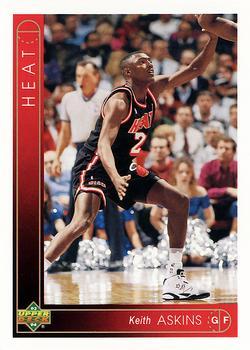 #25 Keith Askins - Miami Heat - 1993-94 Upper Deck Basketball