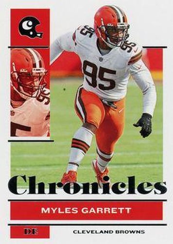 #25 Myles Garrett - Cleveland Browns - 2021 Panini Chronicles Football