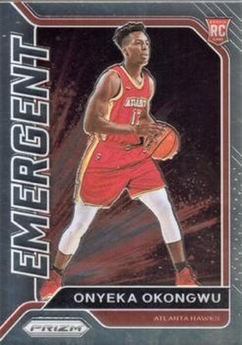 #25 Onyeka Okongwu - Atlanta Hawks - 2020-21 Panini Prizm - Emergent Basketball