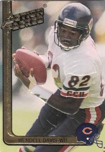 #25 Wendell Davis - Chicago Bears - 1991 Action Packed Football