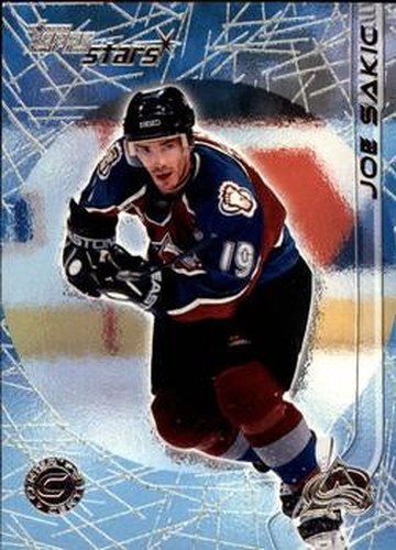 #25 Joe Sakic - Colorado Avalanche - 2000-01 Topps Stars Hockey