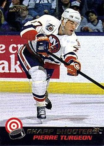 #25 Pierre Turgeon - New York Islanders - 1992-93 Score - Sharp Shooters Hockey