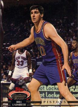 #25 Bill Laimbeer - Detroit Pistons - 1992-93 Stadium Club Basketball
