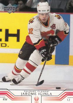 #25 Jarome Iginla - Calgary Flames - 2001-02 Upper Deck Hockey