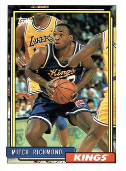 #25 Mitch Richmond - Sacramento Kings - 1992-93 Topps Basketball