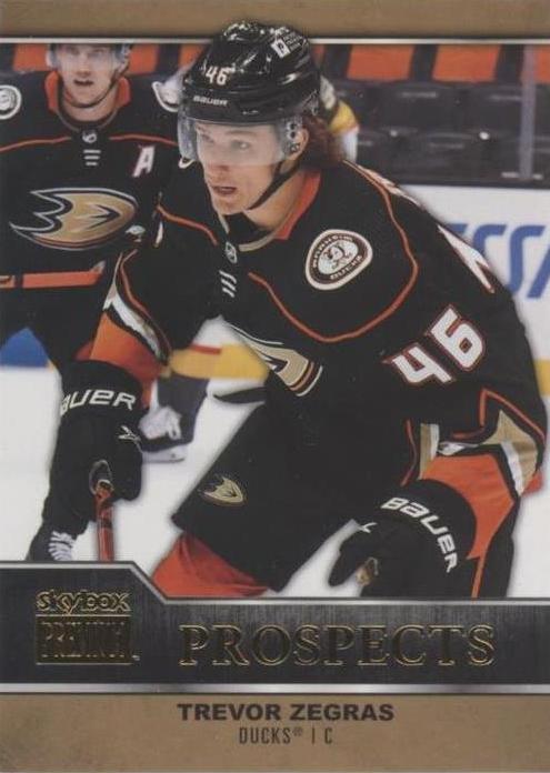 #PP-25 Trevor Zegras - Anaheim Ducks - 2021-22 SkyBox Metal Universe - Skybox Premium Prospects Hockey