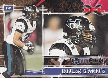 #25 Butler By'not'e - New York-New Jersey Hitmen - 2001 Topps XFL Football