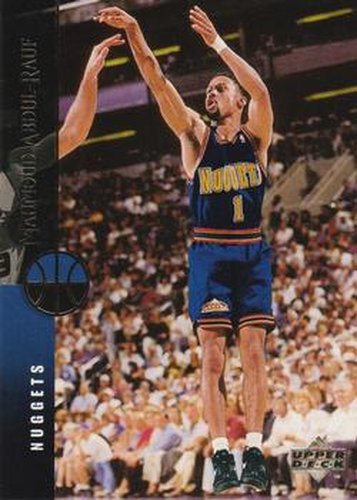 #260 Mahmoud Abdul-Rauf - Denver Nuggets - 1994-95 Upper Deck Basketball