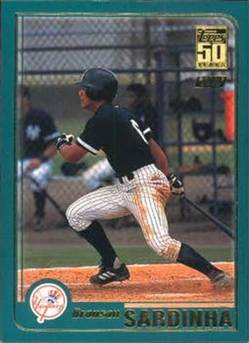 #T260 Bronson Sardinha - New York Yankees - 2001 Topps Traded & Rookies Baseball